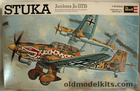 Revell 1/32 Junkers Ju-87B Stuka - The Snake, H298-300 plastic model kit